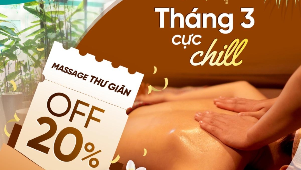 THÁNG BA CỰC CHILL – GOLDEN LOTUS SPA CÓ DEAL CỰC HỜI!